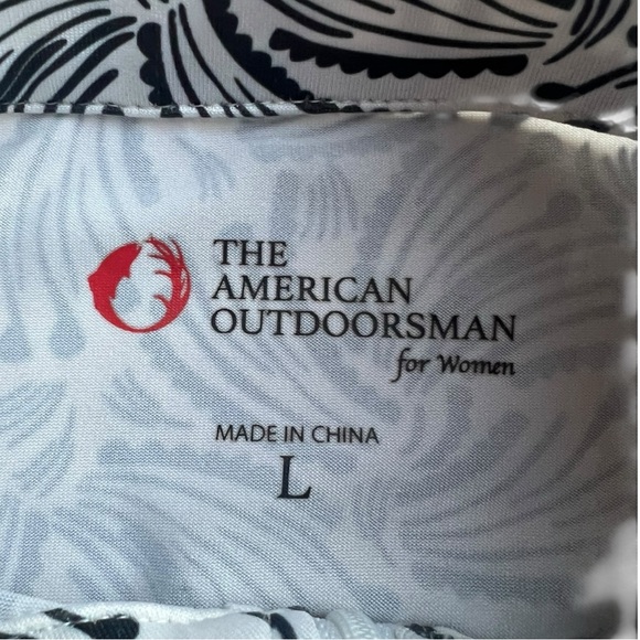 The American Outdoorsman Flutter Sleeve Performance Shirt Size Large - Picture 4 of 5